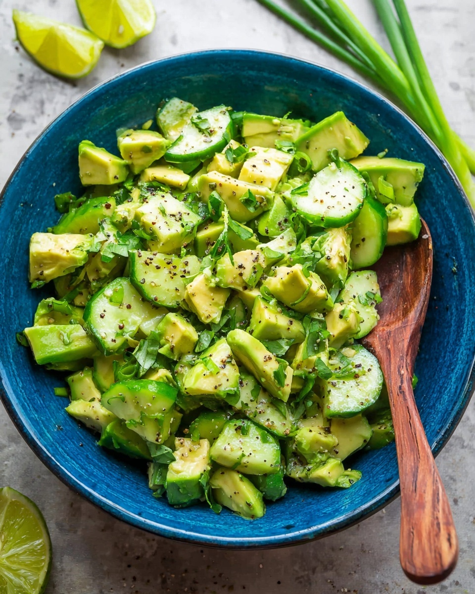 Avocado Cucumber Salad Recipe - Recipe Image