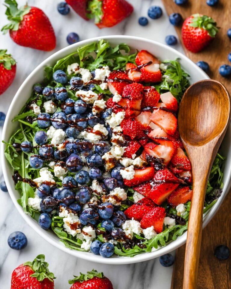 Arugula Salad with Berries and Goat Cheese Recipe