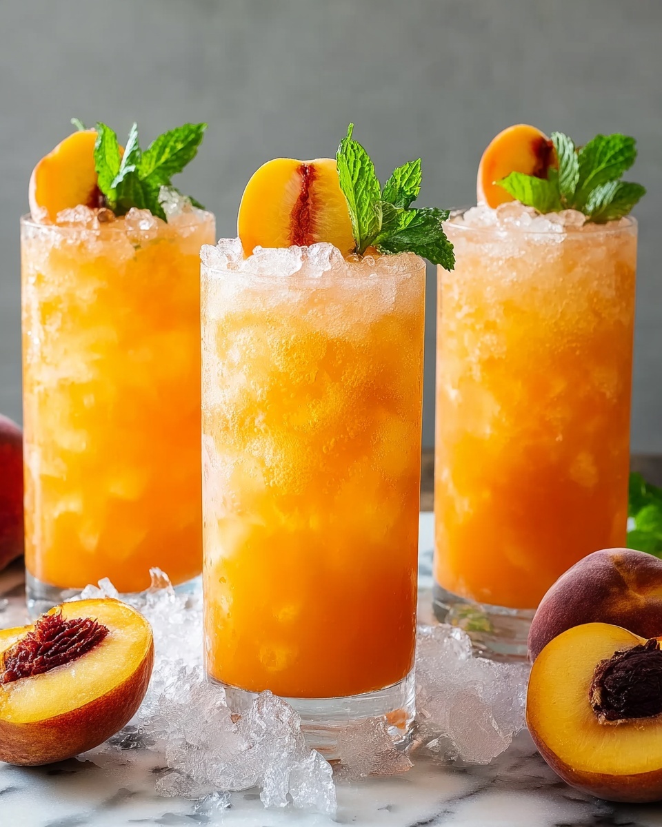 Peach Lemonade – A Sweet and Refreshing Summer Drink Recipe - Recipe Image