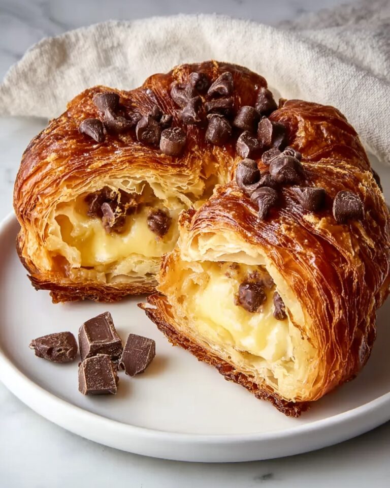 Decadent Chocolate Croissant Breakfast Bake Recipe