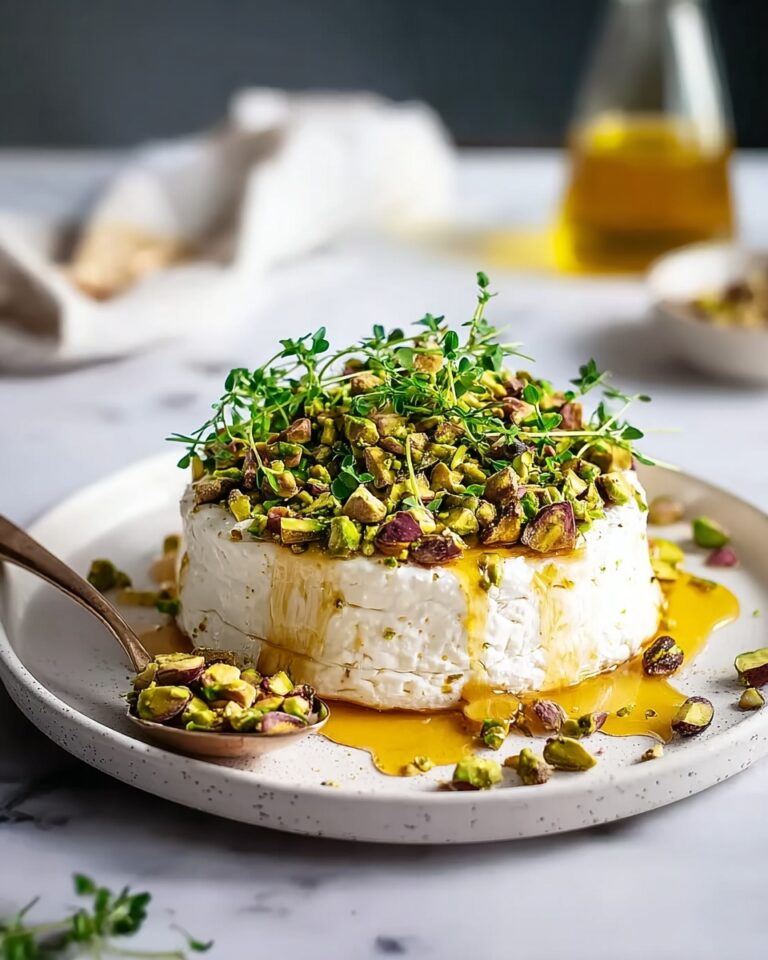 Baked Ricotta with Honey and Pistachios Recipe