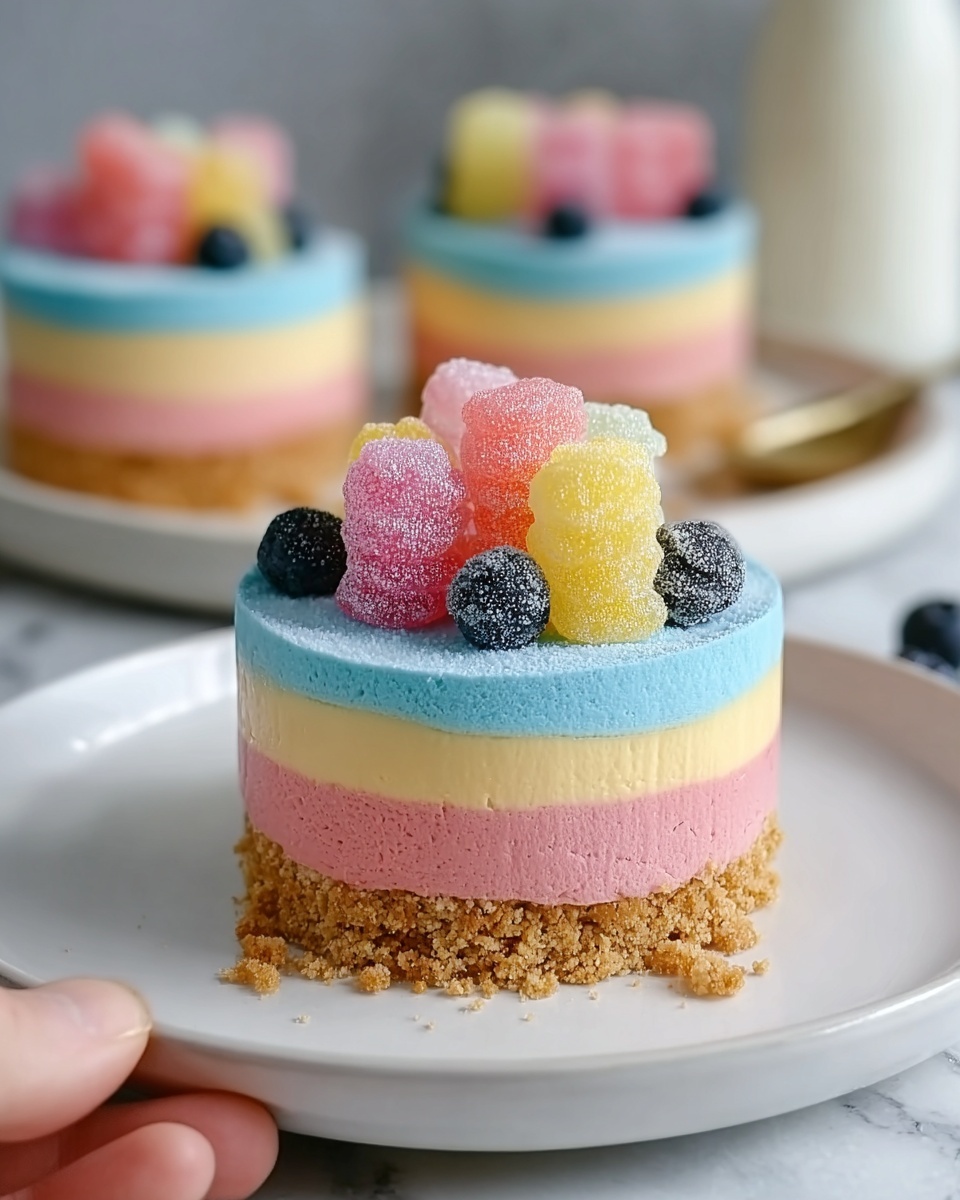 Cotton Candy Cheesecake Recipe - Recipe Image