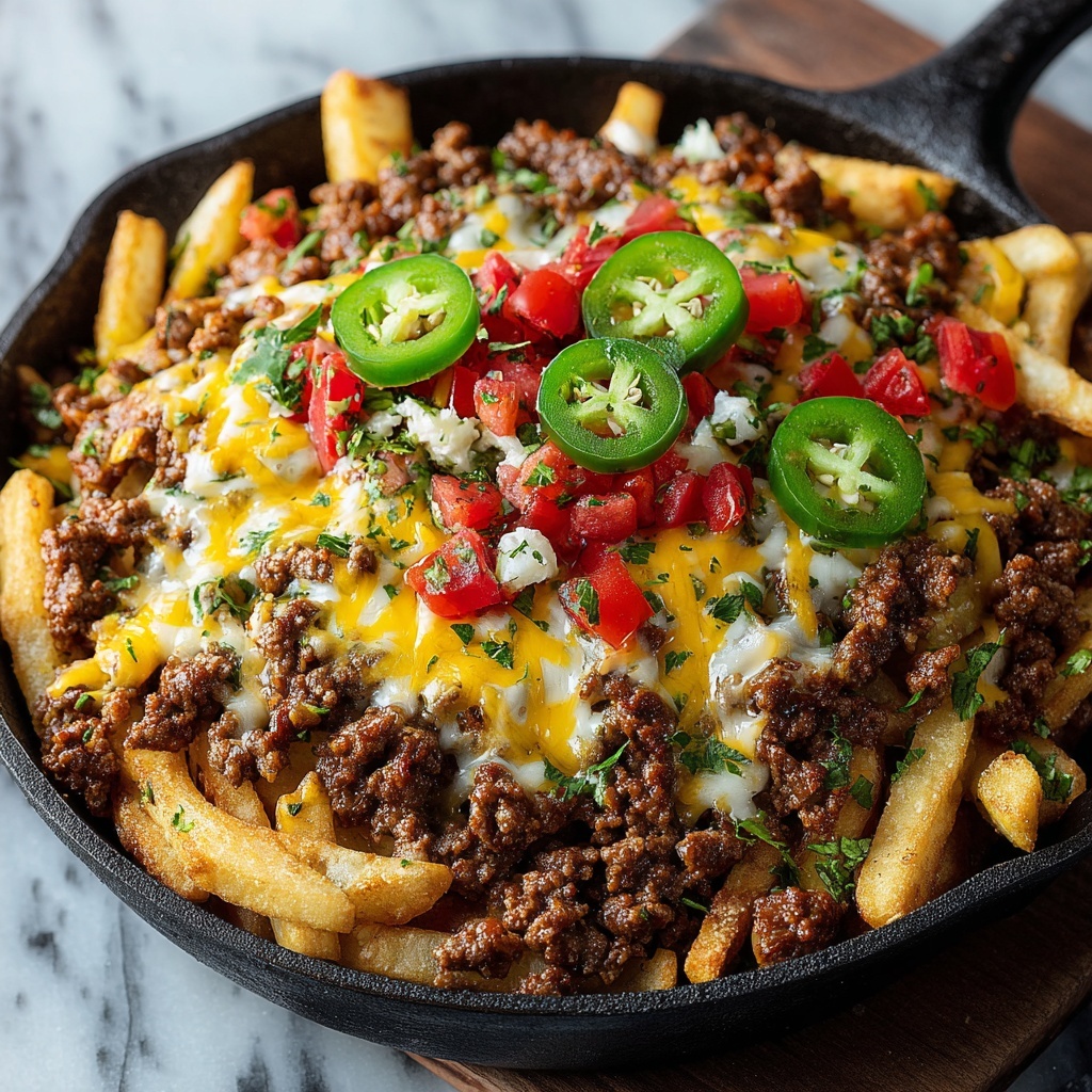 Loaded Nacho Fries Bake Recipe - Recipe Image