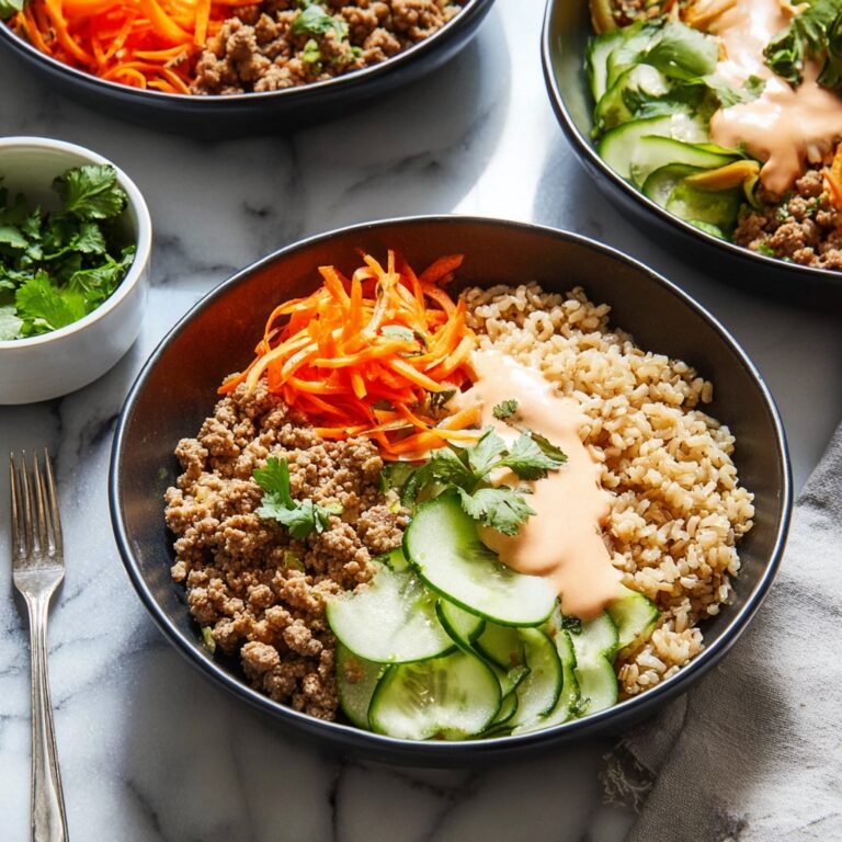 Ground Pork Banh Mi Bowls Recipe