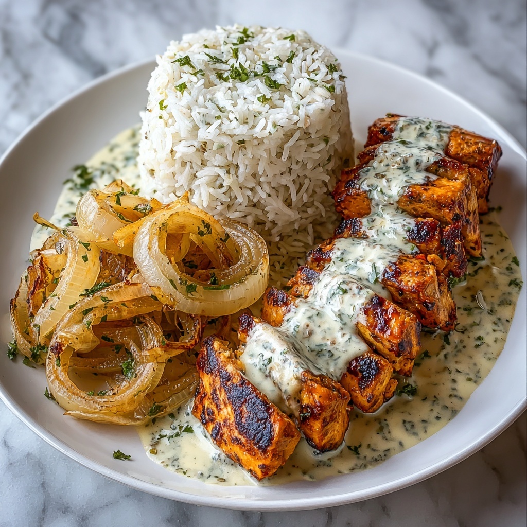 Creamy Herb Chicken and Basmati Rice Recipe - Recipe Image