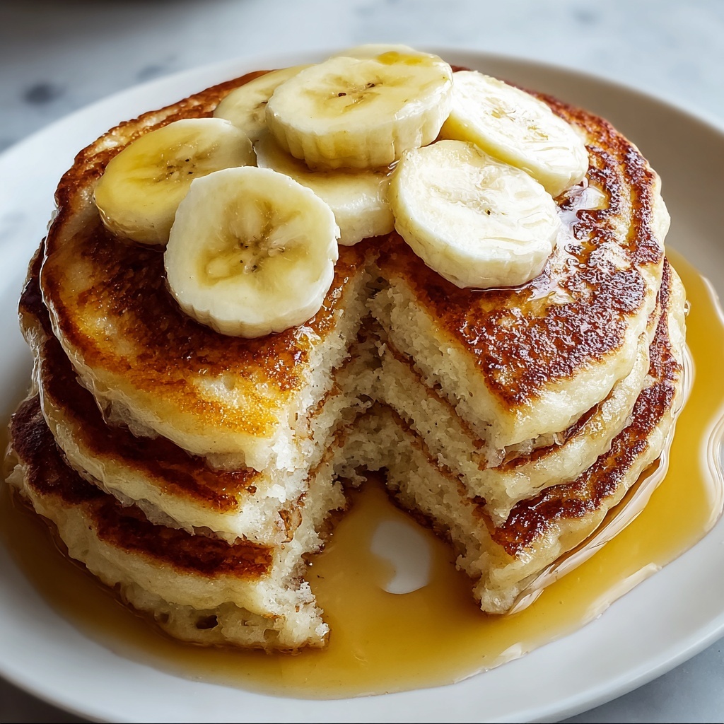 Fluffy Baked Banana Pancakes Recipe - Recipe Image