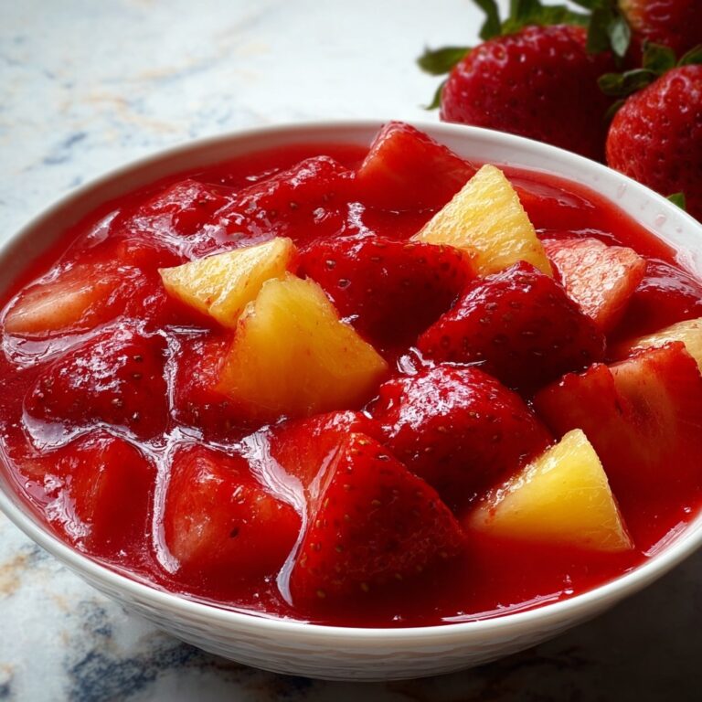 Sweet Homemade Strawberry Applesauce Recipe