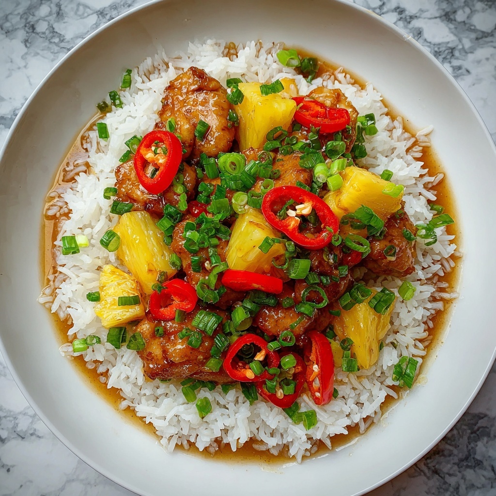 Pineapple Chicken and Rice Recipe - Recipe Image