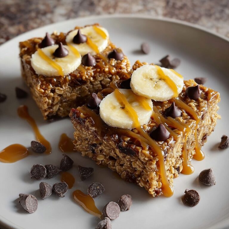Banana Oatmeal Bars Recipe