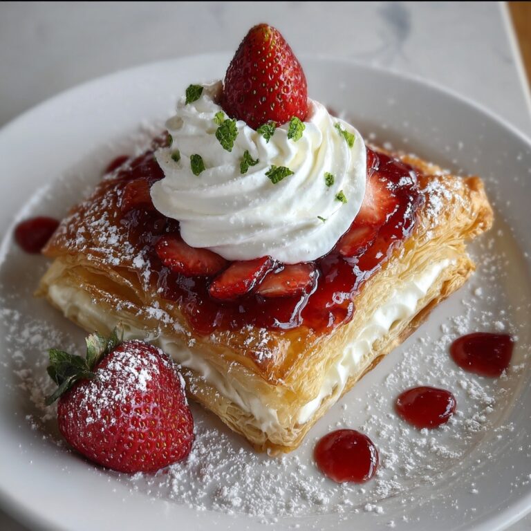 Strawberry Danish with Cream Cheese Recipe