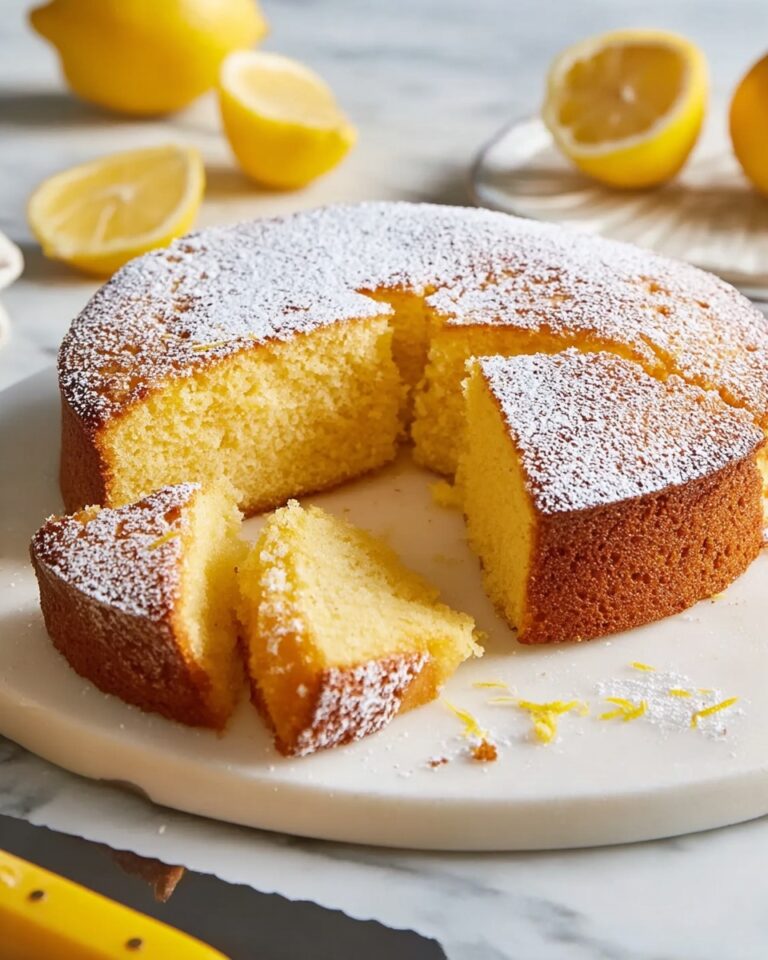 Zesty One‑Bowl Lemon Cake Recipe