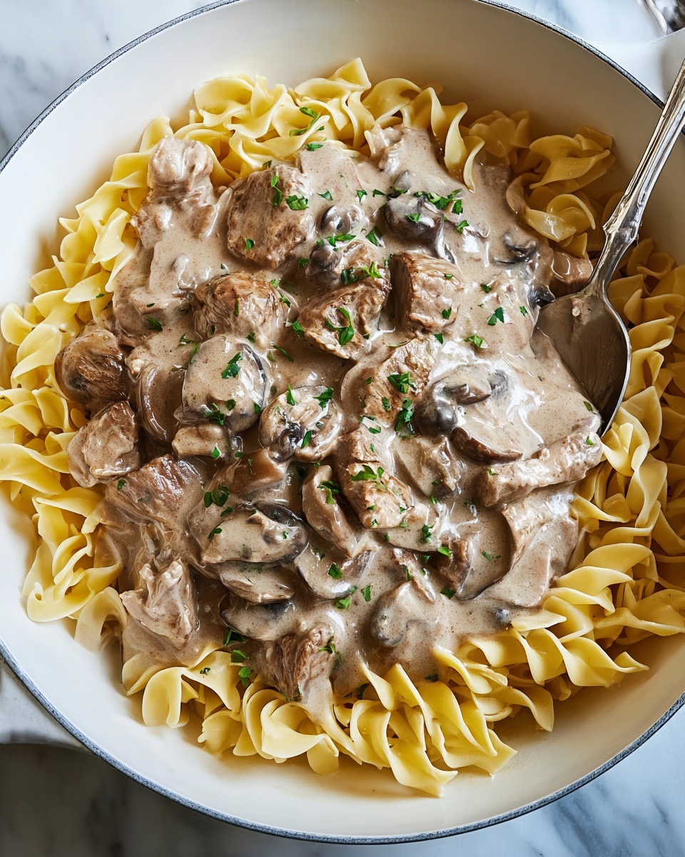 Simple Beef Stroganoff Recipe - Recipe Image