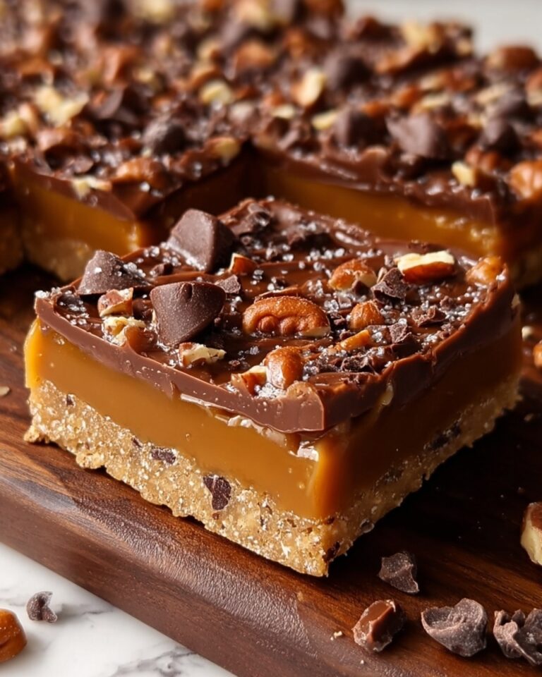 Caramel Chocolate Crunch Bars Recipe