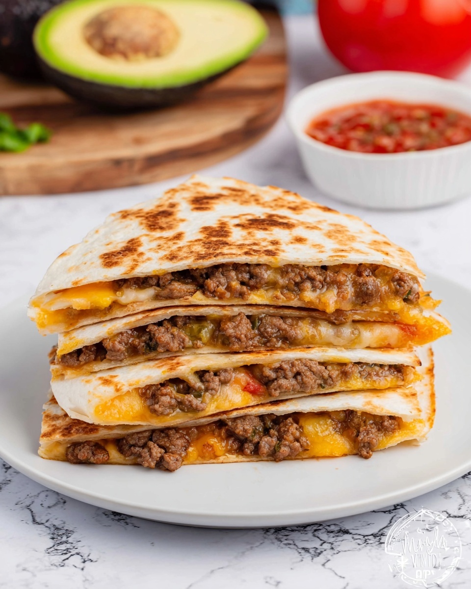 Tik Tok Famous Taco Quesadillas Recipe - Recipe Image