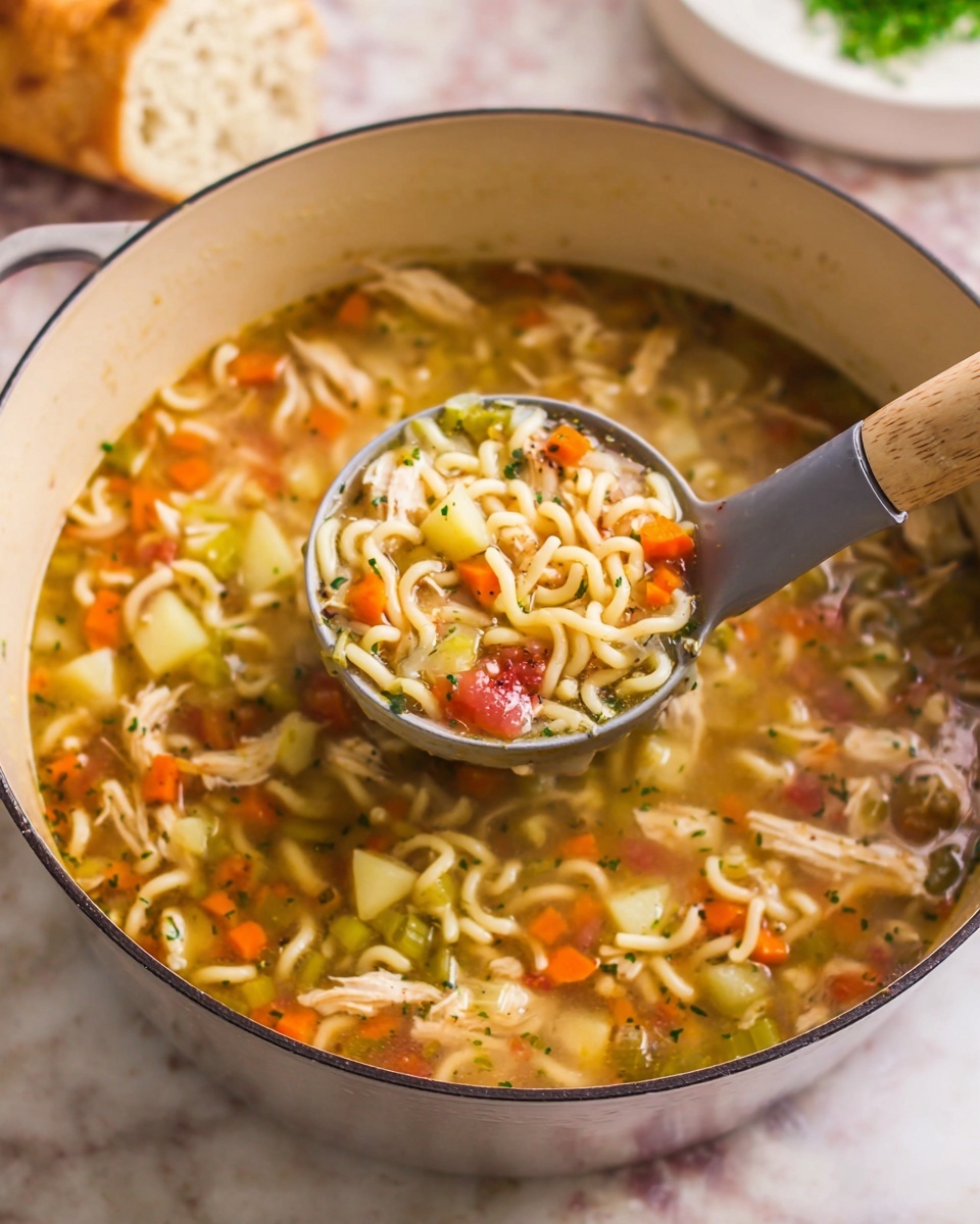 Sicilian Chicken Noodle Soup Recipe - Recipe Image