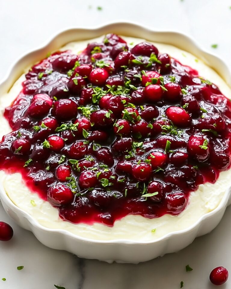 Perfect Homemade Cranberry Cream Cheese Dip Recipe