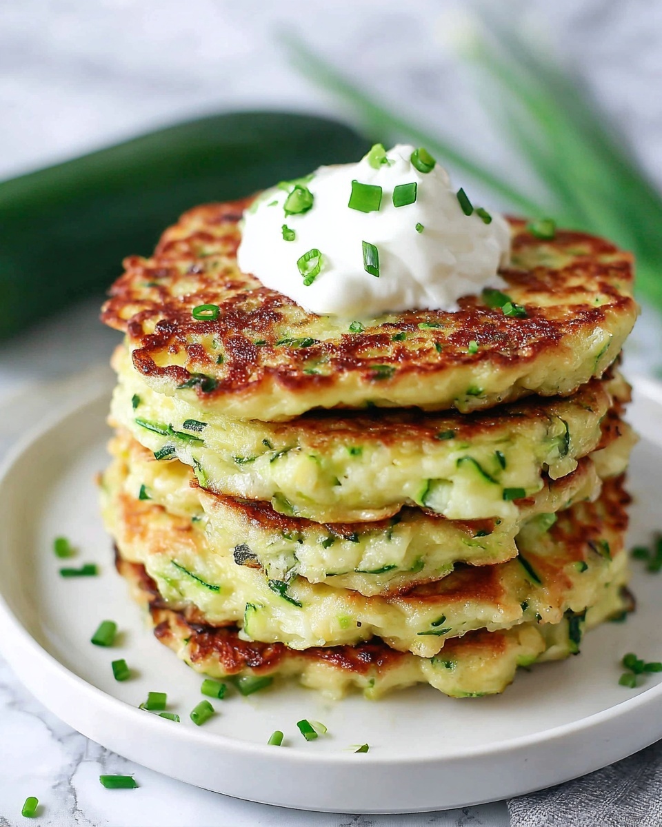 Simple Homemade Zucchini Fritters Recipe - Recipe Image