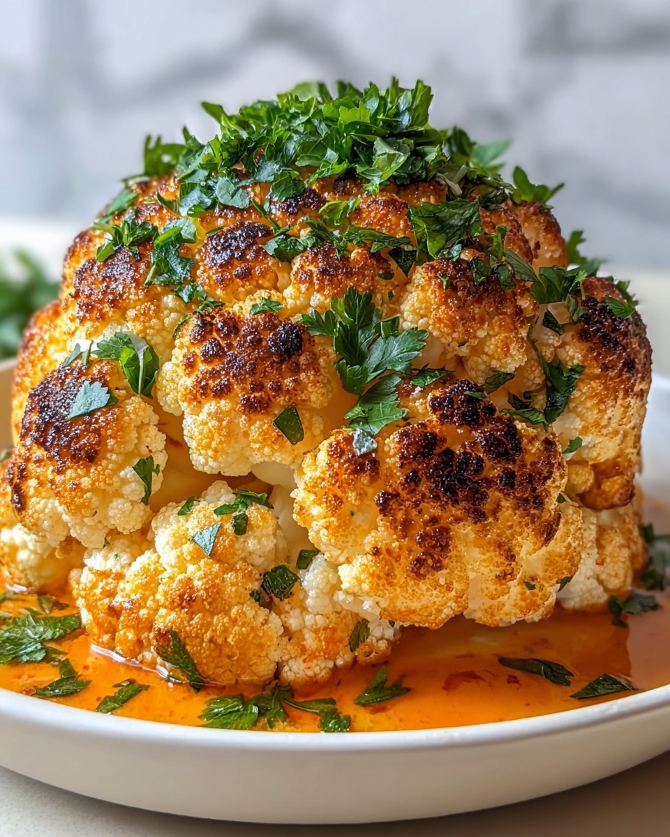 Simple Whole Roasted Cumin Cauliflower Recipe - Recipe Image