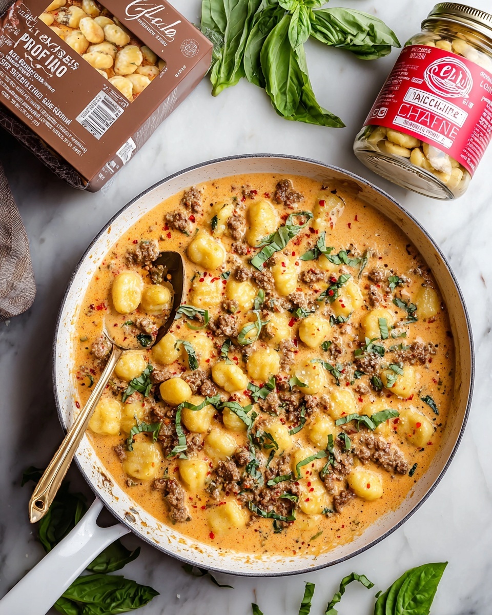 Spicy Italian Sausage Gnocchi Recipe - Recipe Image