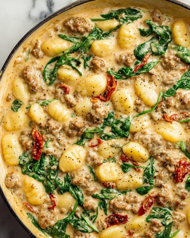 Creamy Tuscan Sausage Gnocchi Recipe