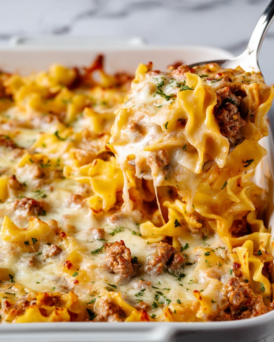 Beef Noodle Casserole Recipe - Recipe Image
