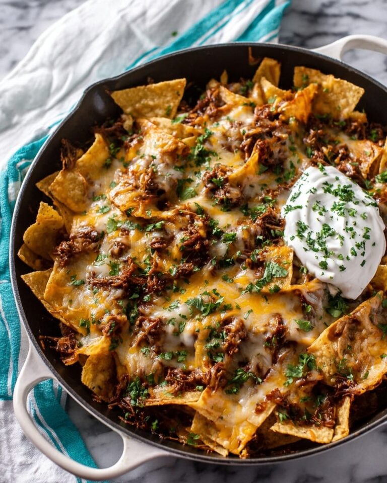 BBQ Chicken Skillet Nachos Recipe