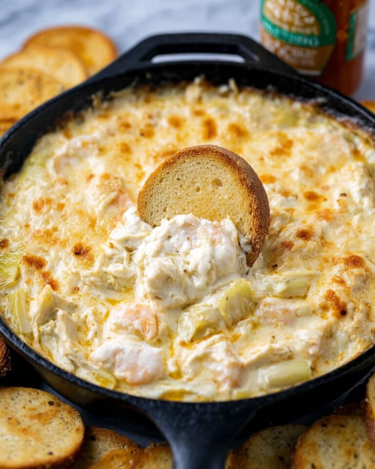 Hot Shrimp and Artichoke Dip with Monterey Jack Cheese Recipe