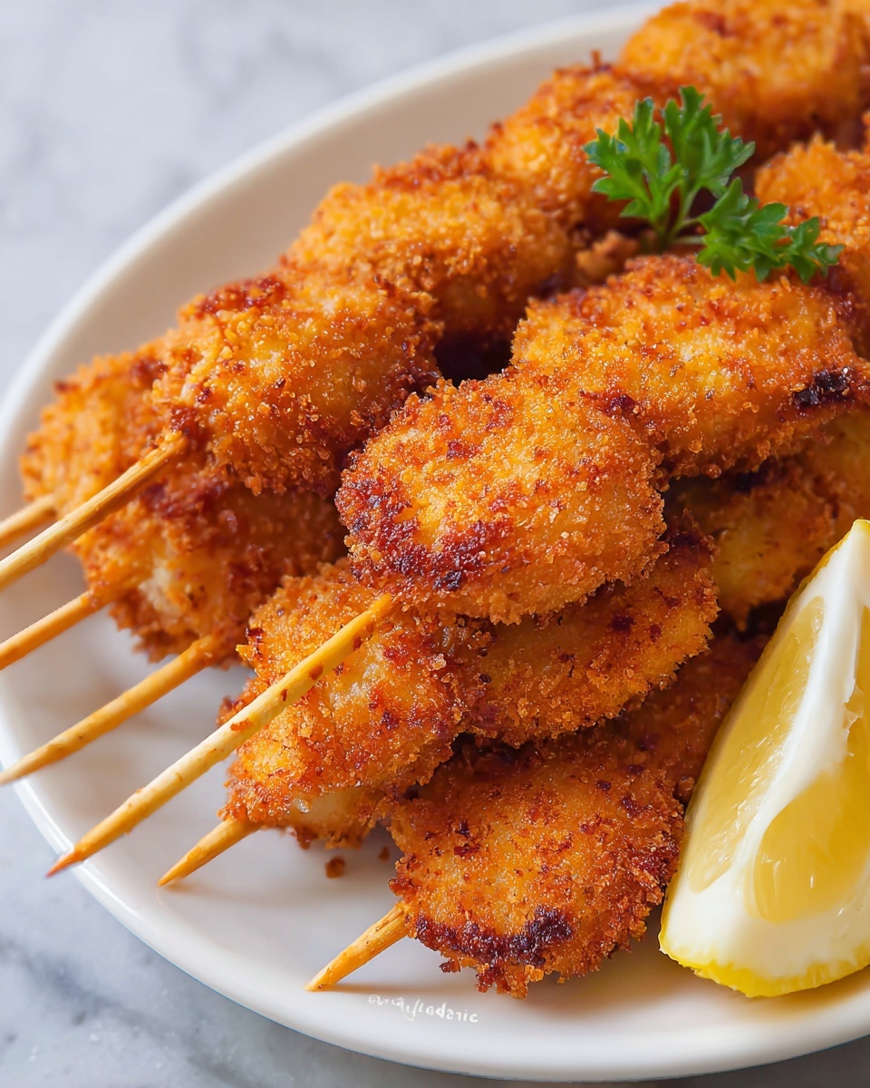 Breaded Chicken Skewers Recipe - Recipe Image