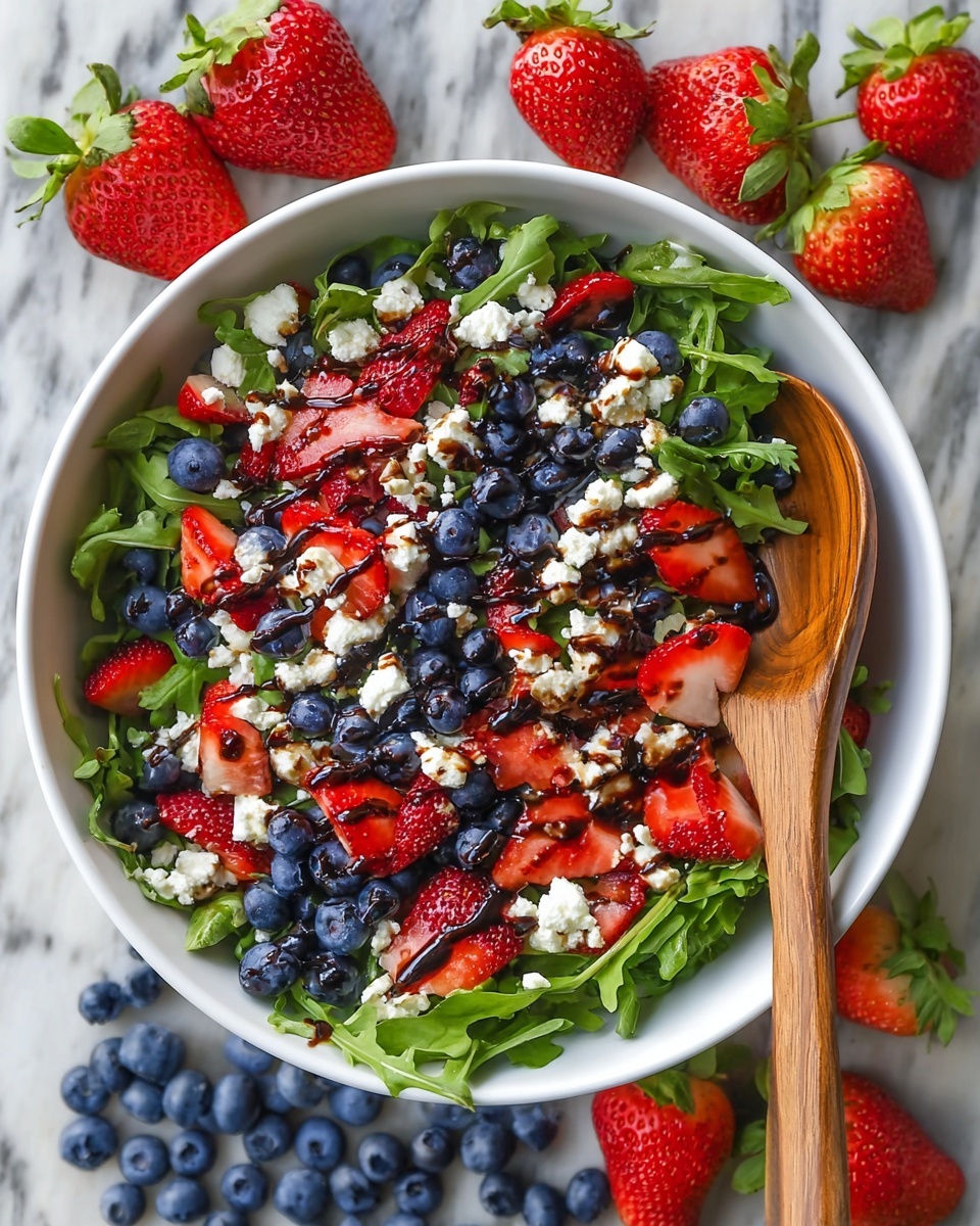Arugula Salad with Berries and Goat Cheese Recipe - Recipe Image