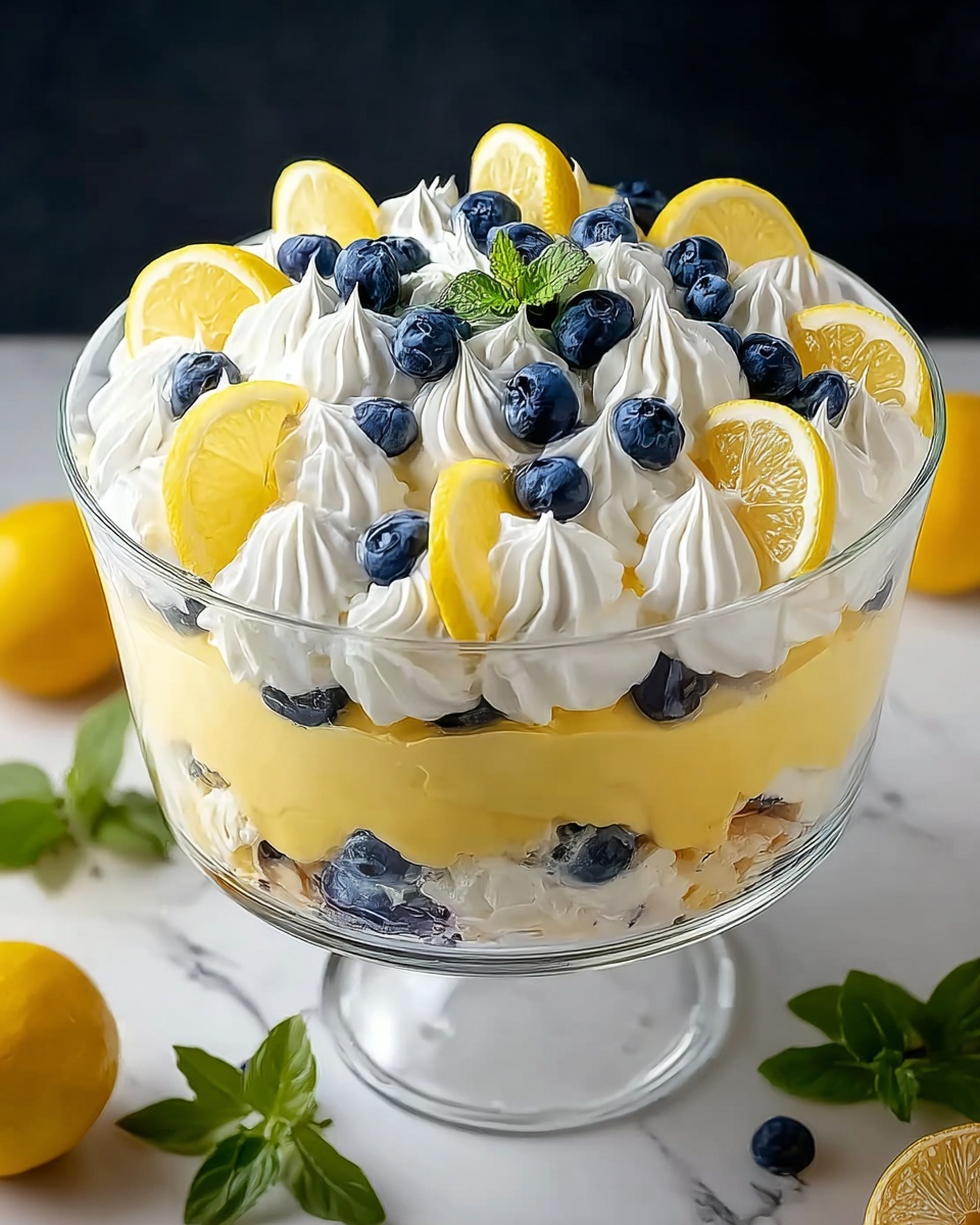 Lemon Blueberry Trifle Recipe - Recipe Image