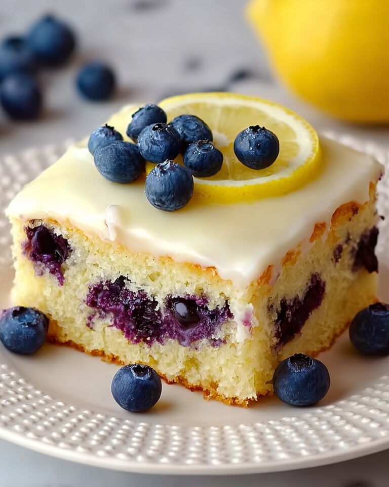 Lemon Blueberry Sheet Cake Recipe