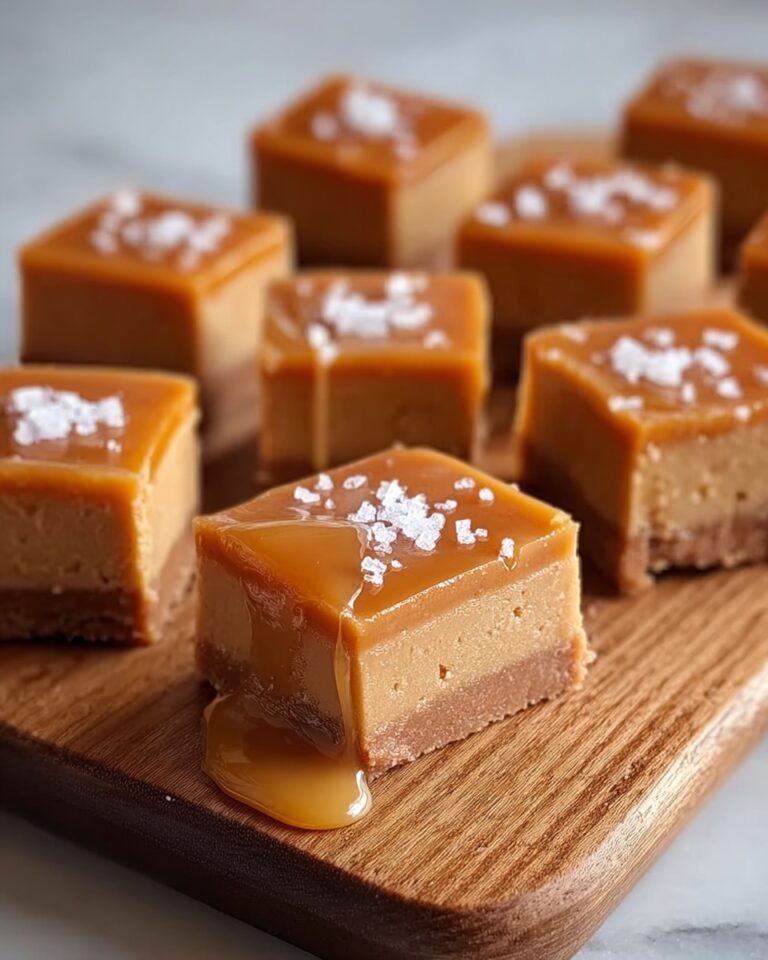 Irresistibly Rich Salted Caramel Gooey Butter Bars Recipe