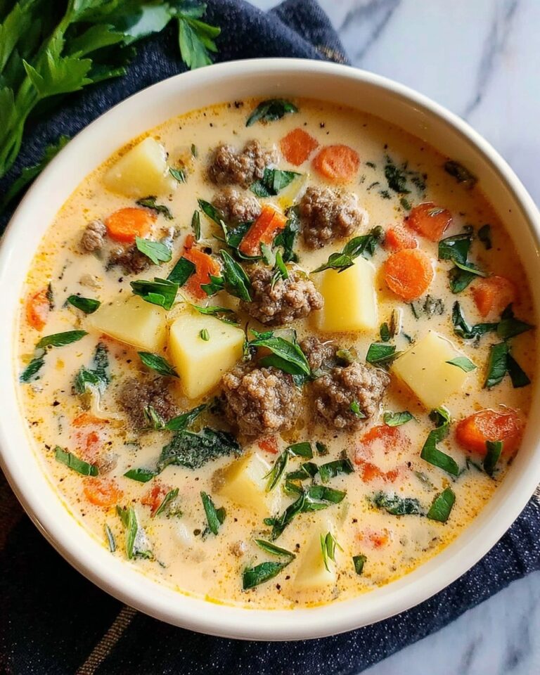 Creamy Italian Sausage and Parmesan Soup Recipe