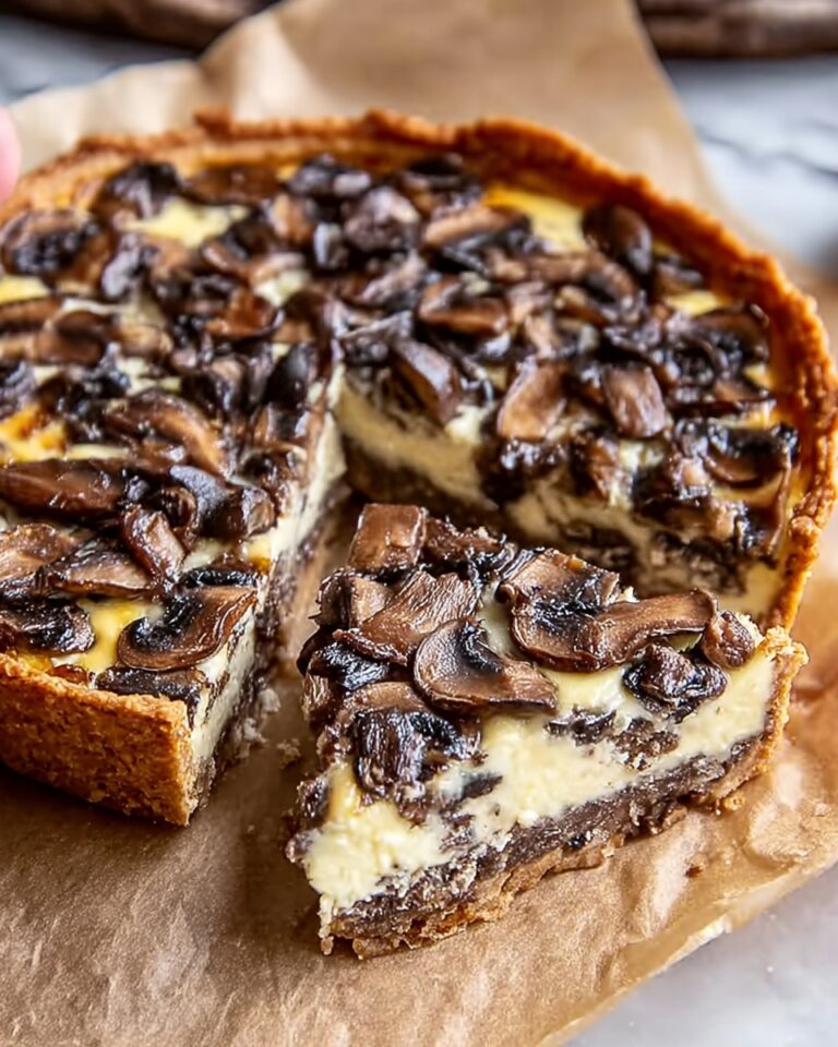Savory Mushroom Goat Cheese Tart Recipe