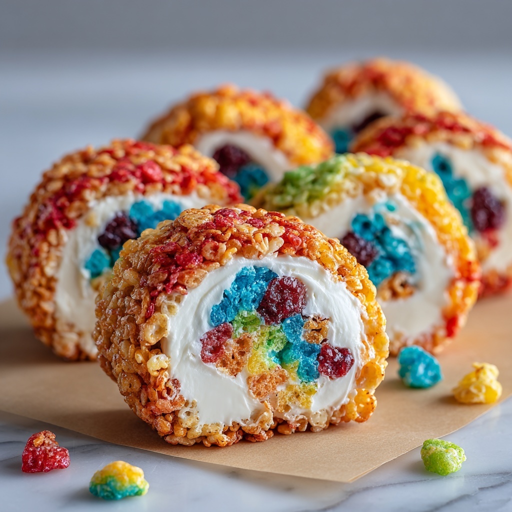 Fruity Pebbles Sushi Recipe - Recipe Image