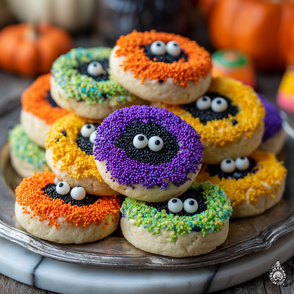 Halloween Thumbprint Cookies Recipe - Recipe Image