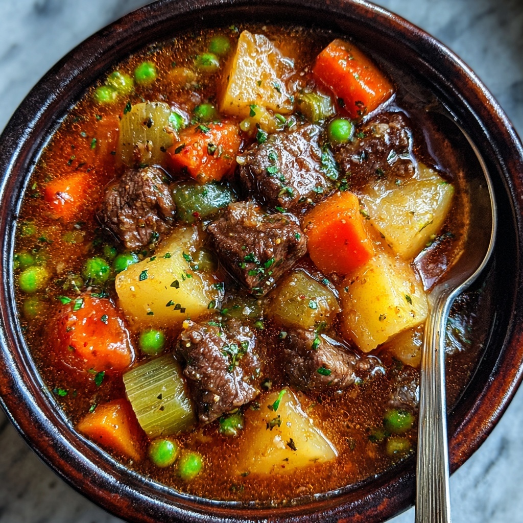Comforting Crockpot Beef Stew Recipe - Recipe Image