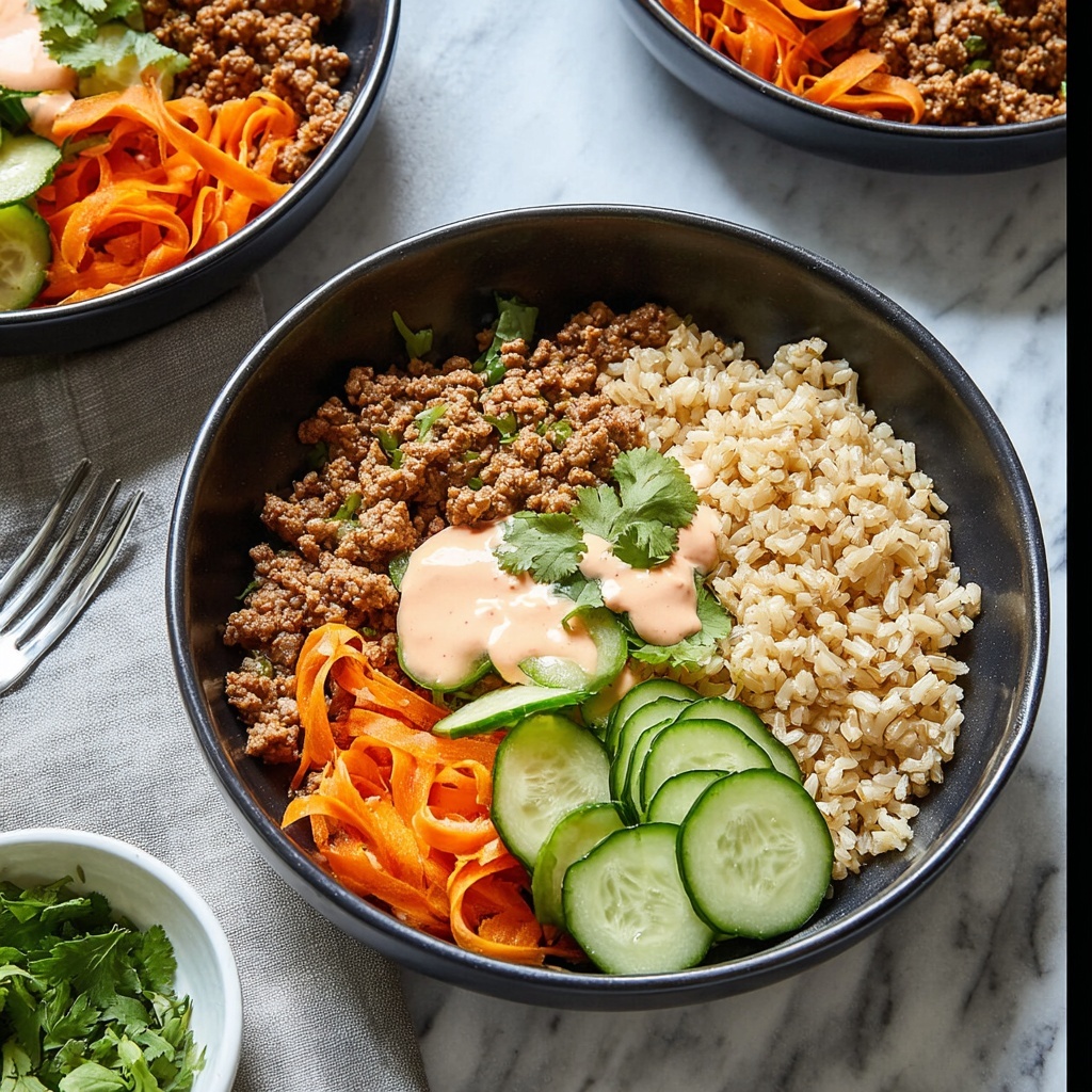 Ground Pork Banh Mi Bowls Recipe - Recipe Image
