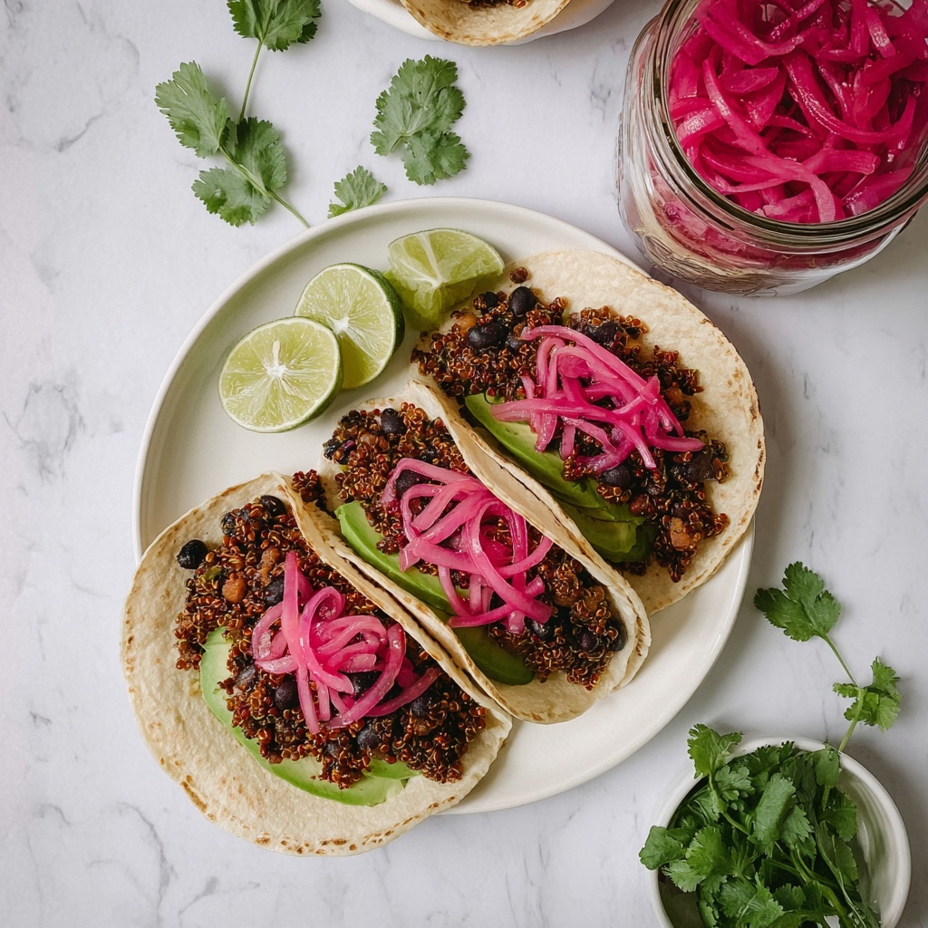 Black Bean Quinoa Tacos Recipe - Recipe Image