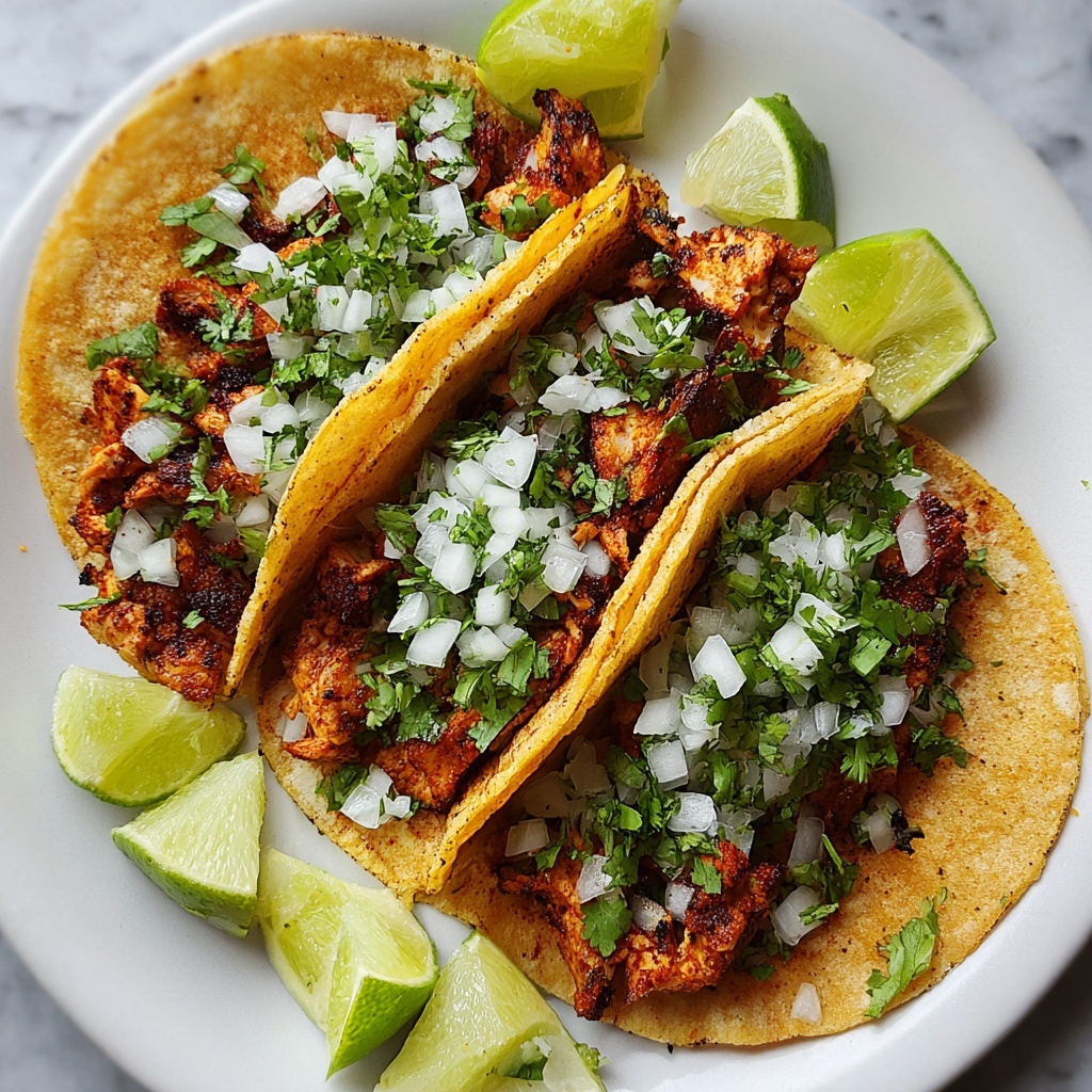Homemade Chicken Street Tacos Recipe - Recipe Image