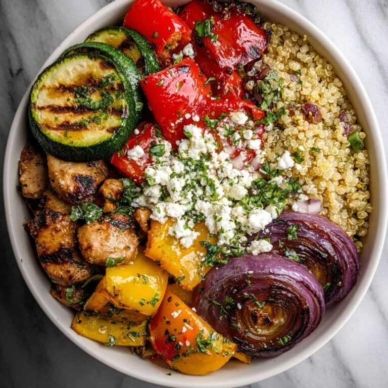Healthy Grilled Mediterranean Bowl Recipe