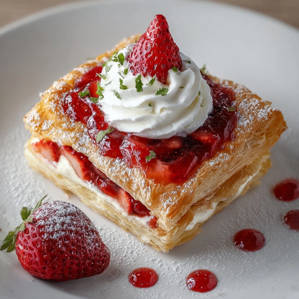 Strawberry Danish with Cream Cheese Recipe - Recipe Image