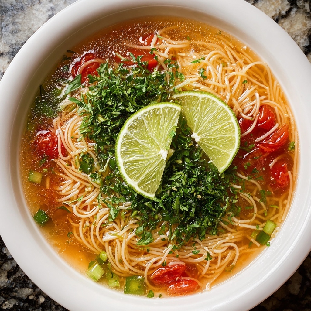 Fideo Mexican Noodle Soup Recipe - Recipe Image
