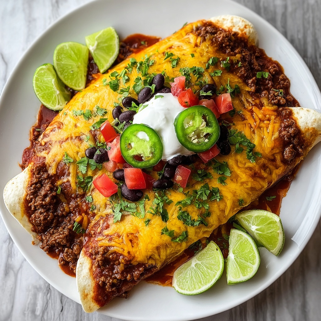 Ground Turkey Black Bean Enchiladas Recipe - Recipe Image