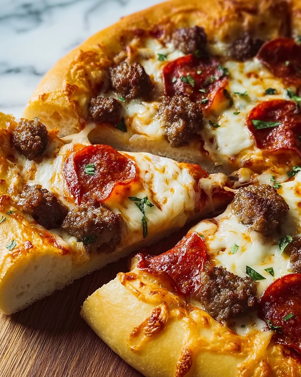 Pizza Burger Pie Recipe - Recipe Image