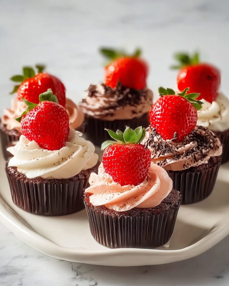 Chocolate Cheesecake Stuffed Strawberries Recipe