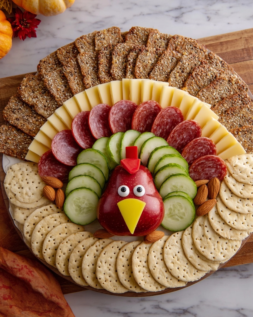 Thanksgiving Snowy Owl Cheese and Charcuterie Platter Recipe - Recipe Image