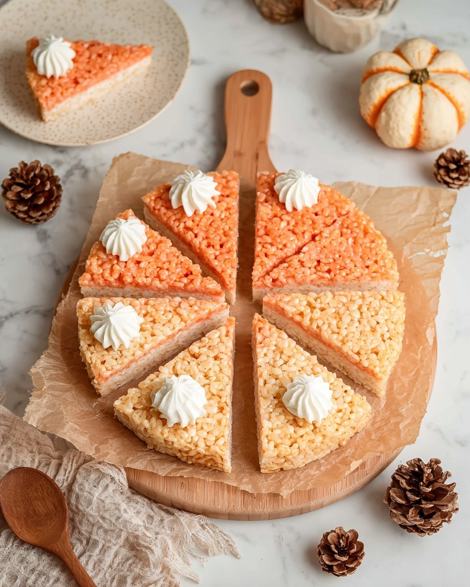 Pumpkin Pie Rice Krispies Treats Recipe - Recipe Image