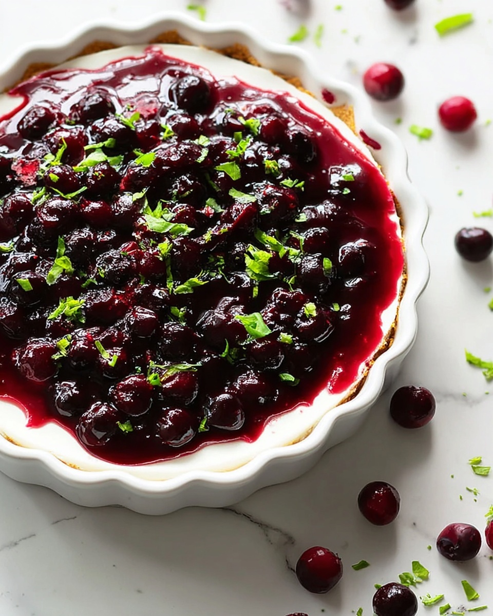 Perfect Homemade Cranberry Cream Cheese Dip Recipe - Recipe Image