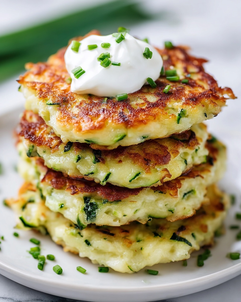 Simple Homemade Zucchini Fritters Recipe - Recipe Image